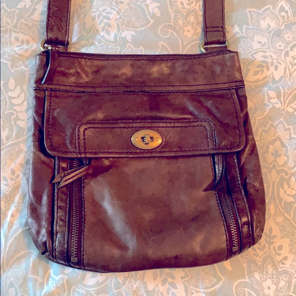 Fossil Leather Crossbody